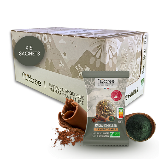Balls bio protéinées cacao spiruline (prêt à vendre) - 1