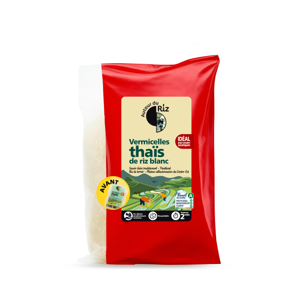 Vermicelles au riz thaï blanc bio - 1