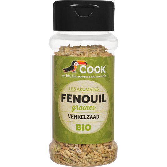 Cook épices -- DDM 28.02.2025 Graines de fenouil bio (origine France) - 30 g