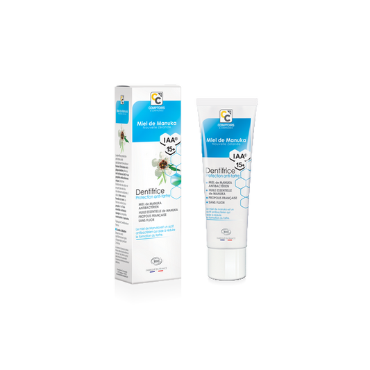 Comptoirs & Compagnies -- Dentifrice anti-tartre au miel de manuka iaa15+ - 75 ml